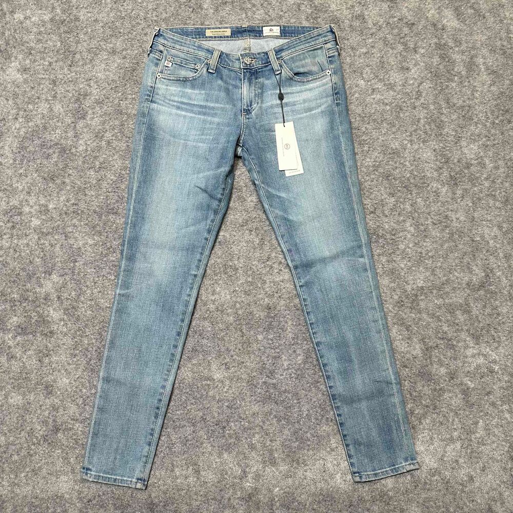 New AG Adriano Goldschmied Aged The Legging Ankle Women's Super Skinny Jeans 28R